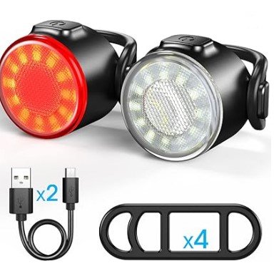 Bike Light Set USB Rechargeable