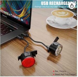 Bike Light Set USB Rechargeable