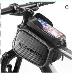 ROCKBROS Bike Frame Bag Waterproof Bicycle Front Top Tube Mount Holder Pouch