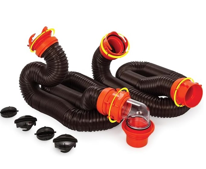 Camco 20 feet RhinoFLEX 20-Foot RV Sewer Hose Kit