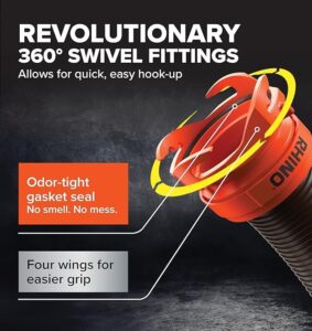 Camco 20 feet RhinoFLEX 20-Foot RV Sewer Hose Kit