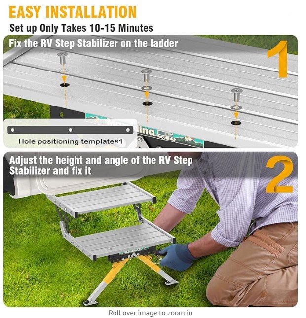 Elevate Your RV Experience: An In-Depth Review of the Marudina RV Step ...