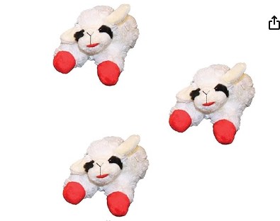 Mini Lamb Chop Small Dog Toy