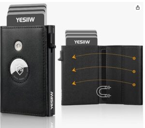 YESIIW Airtag Wallet for Men