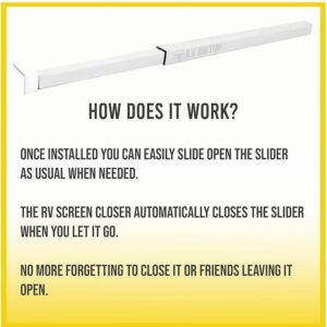 RV Screen Door Slide Closer