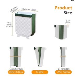 Garbage Can Hanging Foldable Plastic Wall Mounted Trash Bin