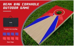 Pennpliy Solid Wood Cornhole Board Set