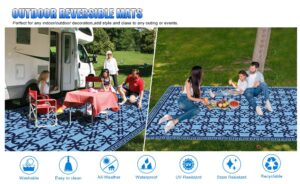 TIPHOPE RV Outdoor Rugs Reversible Mats