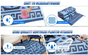 TIPHOPE RV Outdoor Rugs Reversible Mats