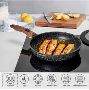 Kitchen Academy Detachable Handle Induction Cookware Sets