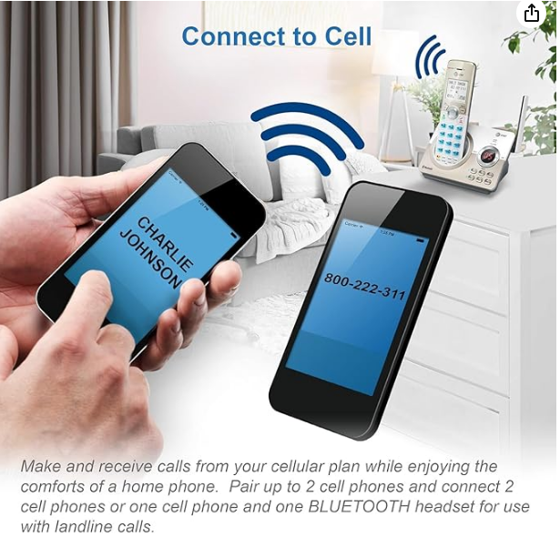 AT&T DECT 6.0 2-Handset Cordless Phone