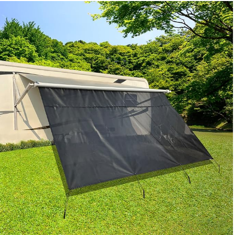 Dulepax RV Awning Shade Screen with Zipper