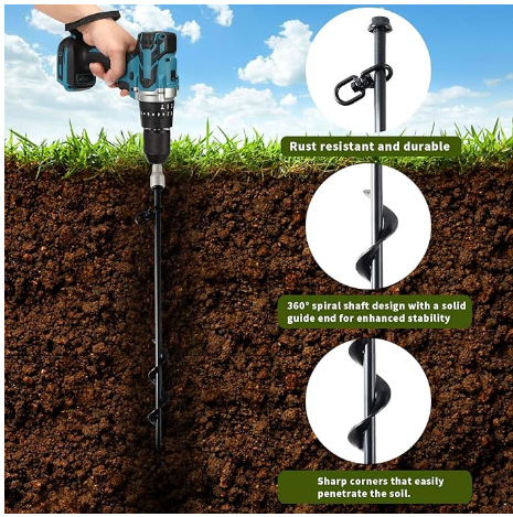 Rdutuok Heavy Duty Ground Anchors