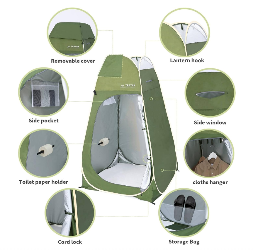 TRATHM Camp Shower Tent