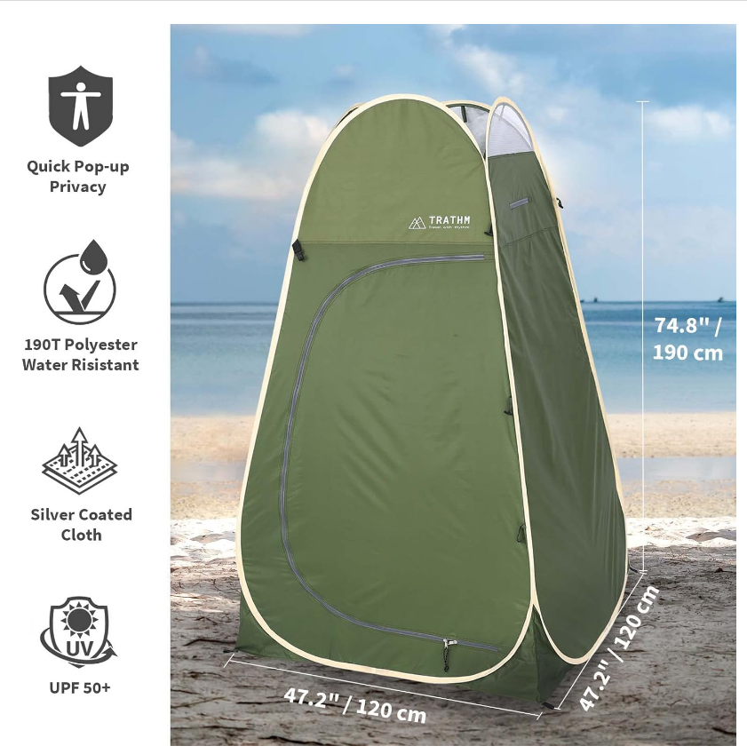 TRATHM Camp Shower Tent