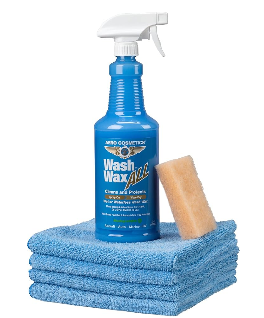 Wet or Waterless Car Wash Wax Kit