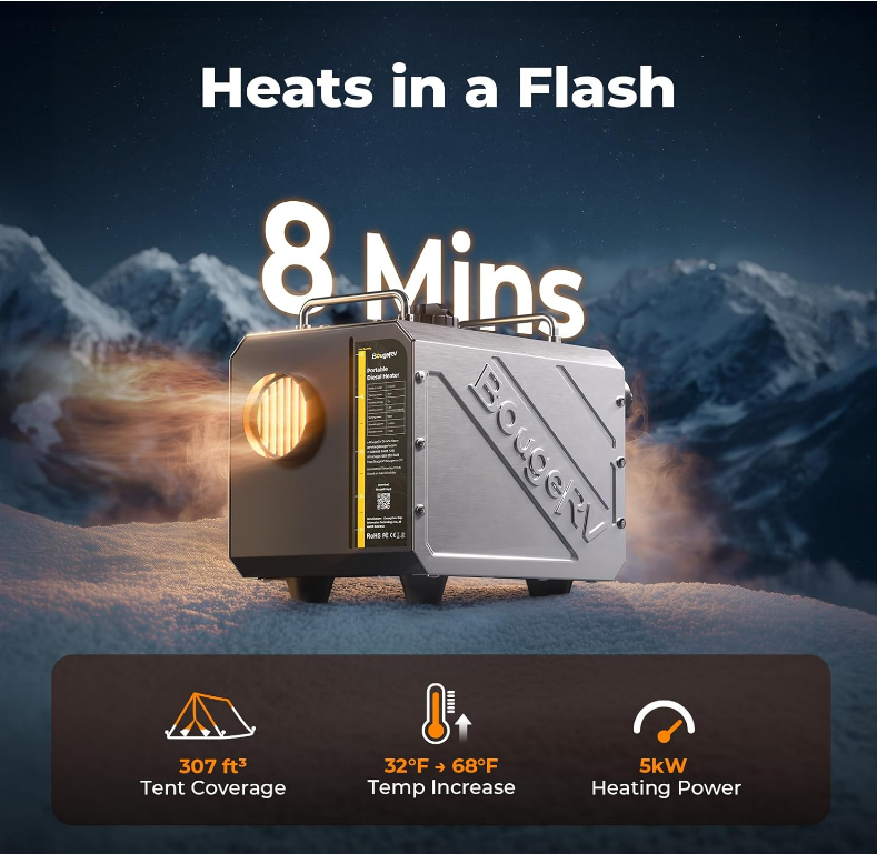 BougeRV 5KW Diesel Heater