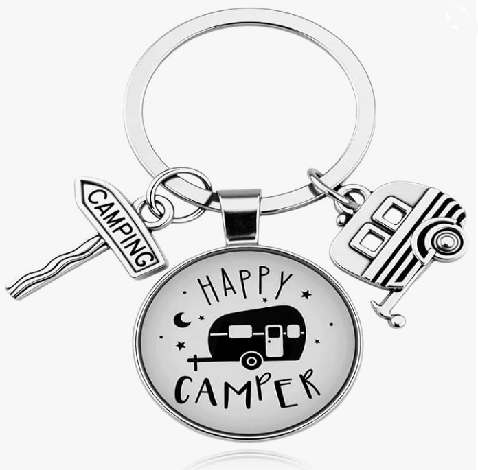 Happy Campter keychain