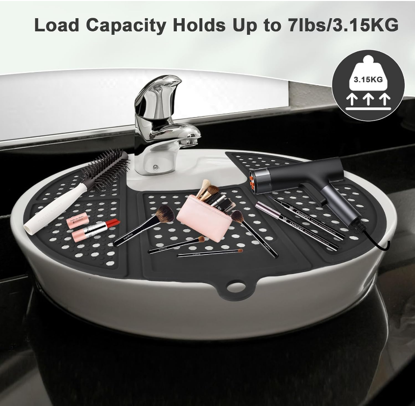 YHJWW Foldable Bathroom Sink Cover