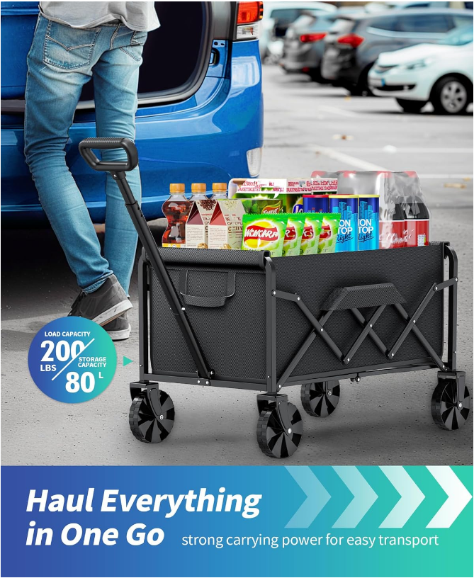 Small WiseBegan Collapsible Wagon with Wheels