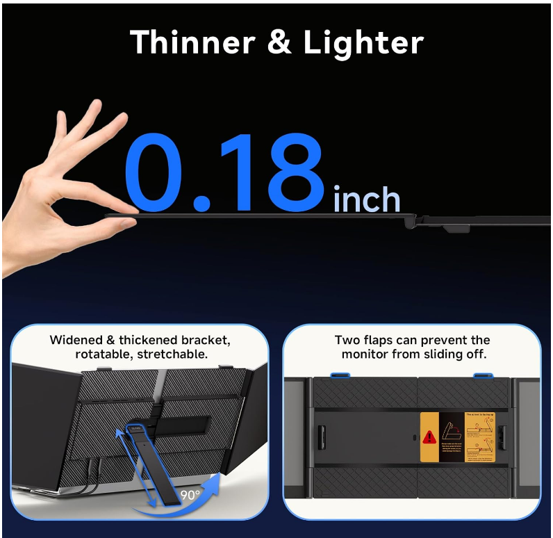 15.3 Inch Laptop Dual Screen Extender