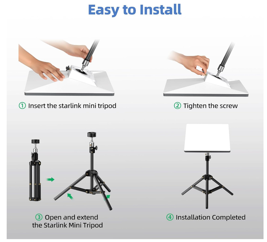 Starlink Mini Tripod with Adapter