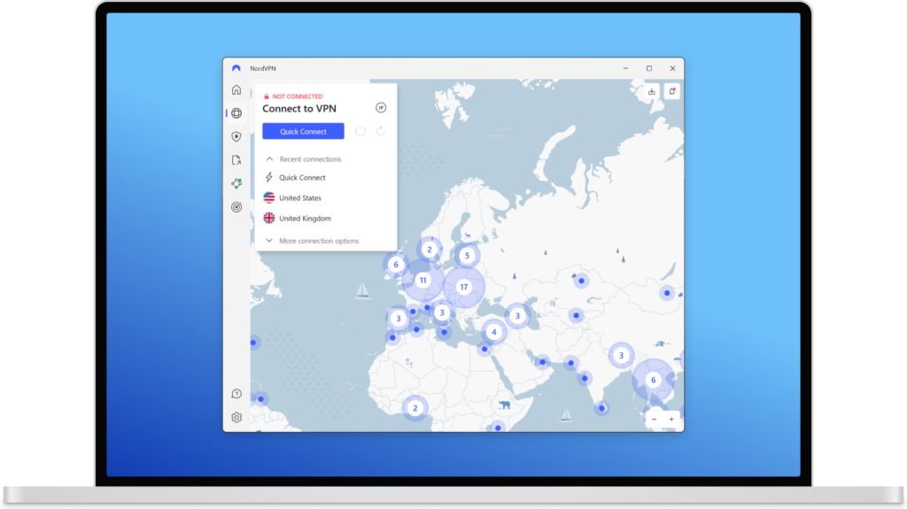 NordVPN windows-laptop-settings-us