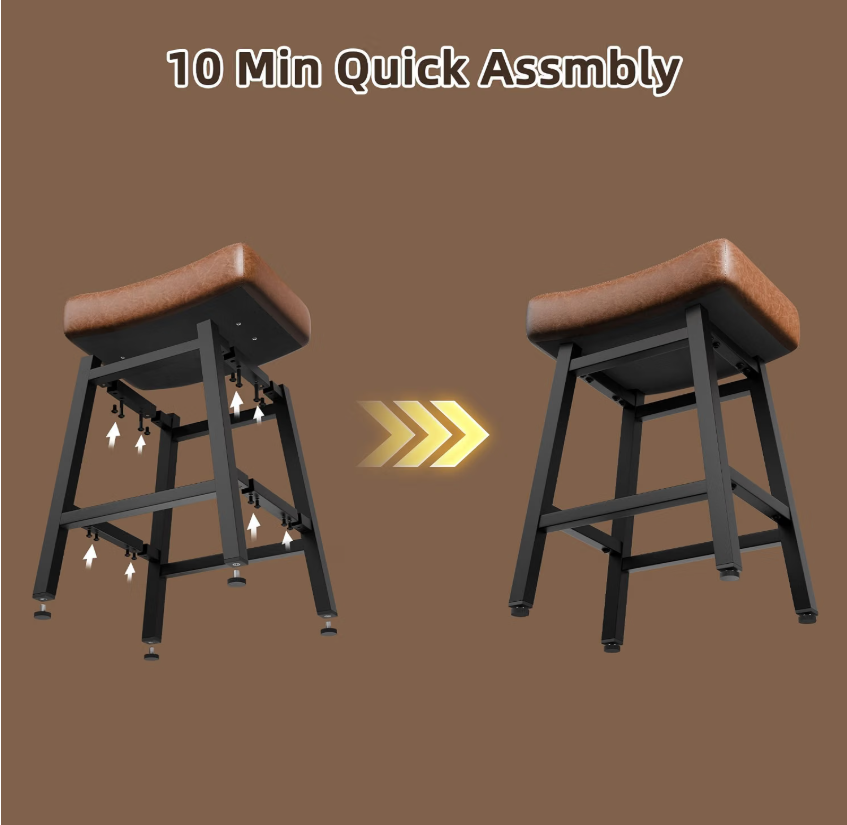 Counter Height Bar Stools Set of 3